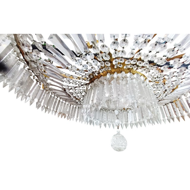 Plafon Ceiling Light from Baccarat, 1920s For Sale - Image 6 of 7