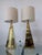 1980s Pyramid Lamps in Brass, 1980s, Set of 2 For Sale - Image 5 of 18