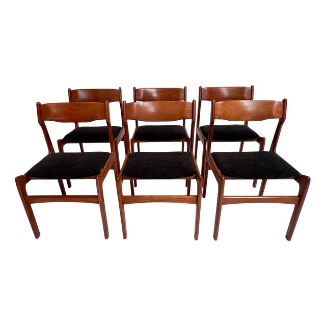 Chairs by Burchardt Nielsen, 1960s, Set of 6 For Sale