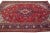 Vintage Handmade Persian Red Medallion Wool Rug 6'5" X 9'8" For Sale - Image 4 of 10