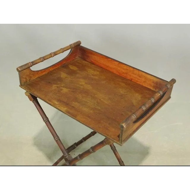 A very lovely example of faux bamboo functionality. Perfect for serving food, tea or cocktails