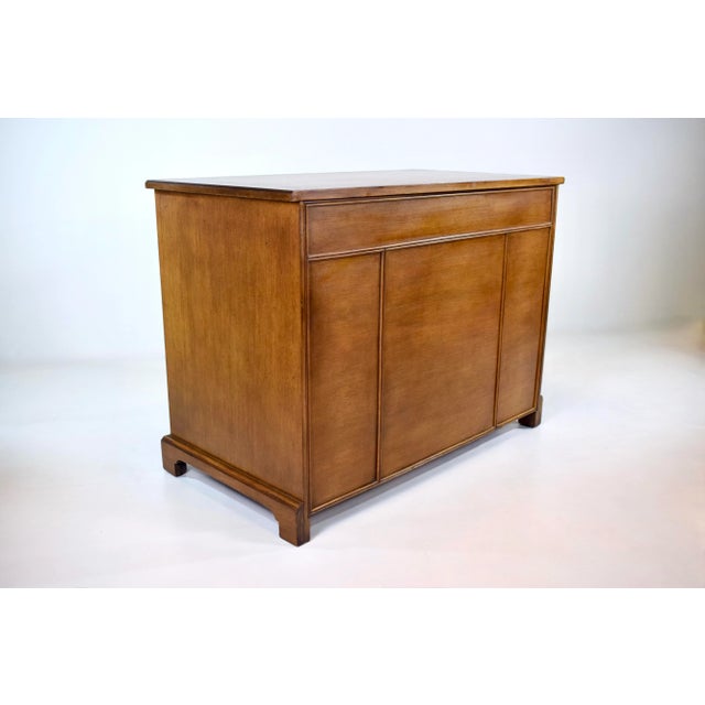 Georgian Style Mahogany Kneehole Desk by Charak Furniture Co, 1930's For Sale - Image 11 of 13