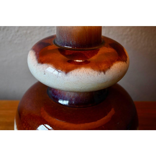 Brutalist Fat Lava Ceramic Totem Lamp, 1970s For Sale - Image 14 of 15