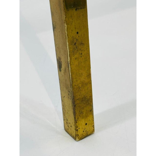 Brass & Lucite Magazine Holder by Charles Hollis Jones, Usa 1960's For Sale - Image 12 of 12