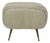 Kelly Wearstler Souffle Ottoman in Rushed Leather For Sale