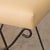 Panoplie Iron Loop Stool, Yellow Linen For Sale - Image 9 of 10