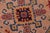 Southwestern Kazak Peach/Light Blue Wool Runner Rug- 2'10''x9'8'' For Sale In New York - Image 6 of 10