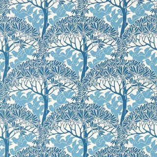 Morris & Co The Savaric Wallpaper in Cirrus For Sale