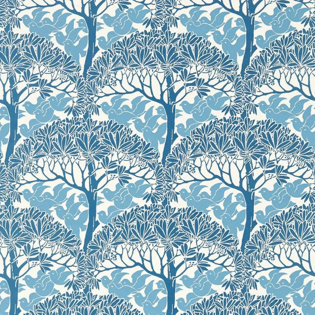 Morris & Co The Savaric Wallpaper in Cirrus For Sale