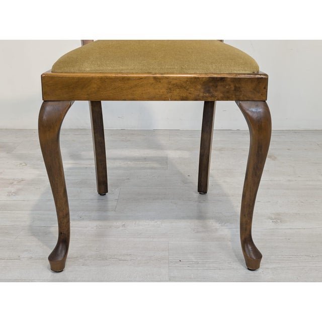 1960s Chippendale Chair with Braided Springs, 1960s For Sale - Image 5 of 13