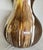Mid Century Modern Brown White Drip Glaze Pottery Lamp For Sale - Image 9 of 12