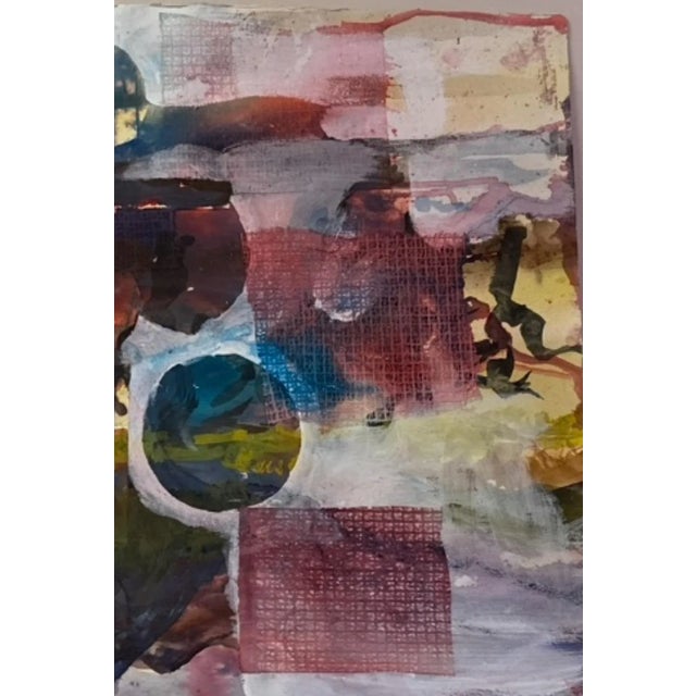 Abstract 1990s Robert R. Doty Original Art Mixed Media Collage For Sale - Image 3 of 4