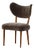 Mid-Century Danish Dining or Desk Chair in Lambswool by Eva Koppel, 1950s For Sale