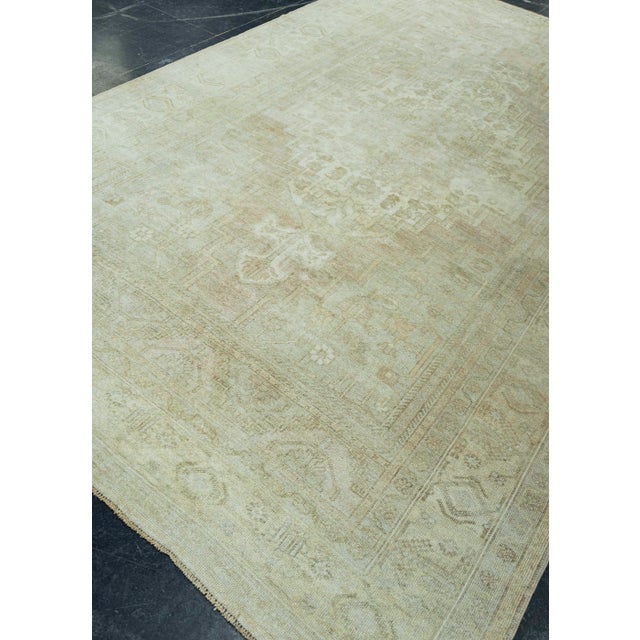 Brown Turkish Vintage Rug 6'8" x 11'1" #20524 For Sale - Image 8 of 8