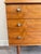 Brown Mid-Century Teak Chest of Drawers from Schreiber, 1950s For Sale - Image 8 of 9