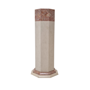 Italian Marble Pedestal, 1980s