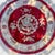 Beautiful Mid-Century Vintage, Hand-Knotted Chinese Wool Round Accent Rug - featuring an exquisite, ornate imperial five-...