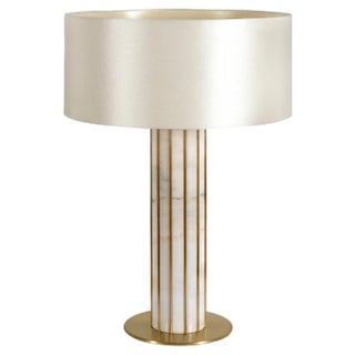 Seagram Table Lamp in Estremoz Marble by InsidherLand For Sale