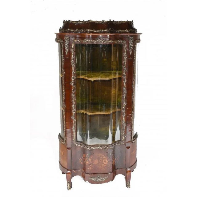 Louis XVI French Display Cabinet Inlay Bijouterie, 1890s For Sale - Image 11 of 11