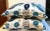 Contemporary Blue Peacock Motif Pillows- Set of 2 For Sale - Image 3 of 5