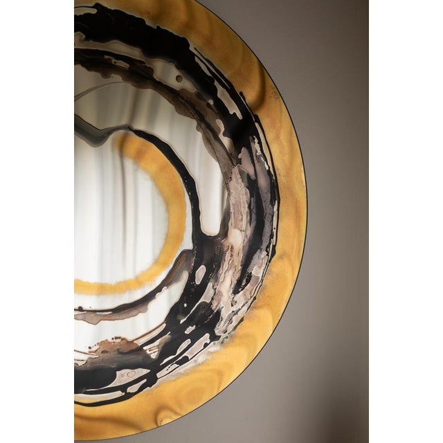 White Aura Wall Mirror by Oom Glass For Sale - Image 17 of 18