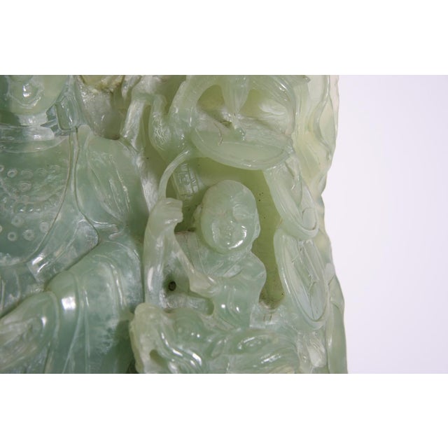 Woman and Two Children Jade Sculpture, Unknown For Sale In New York - Image 6 of 7