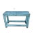 Aqua Rustic Blue Painted Bench For Sale - Image 8 of 9