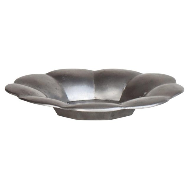 Swedish Grace Pewter Scalloped Bowl by Estrid Ericson for Svenskt Tenn, 1933 For Sale - Image 11 of 11