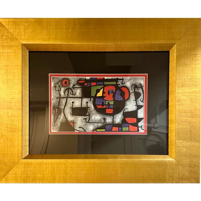 Joan Miró Color Plate Lithograph Printed 1972 Maeght, Paris For Sale - Image 9 of 9