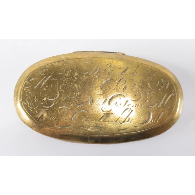 We are selling this great little Dutch writing or ink box. This 18th century box has great personal inscription on both...