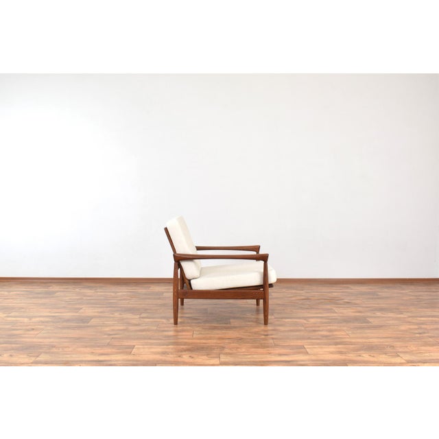 Textile Mid-Century Oak Kolding Armchairs by Erik Wørts for Ikea, 1960s, Set of 2 For Sale - Image 7 of 14