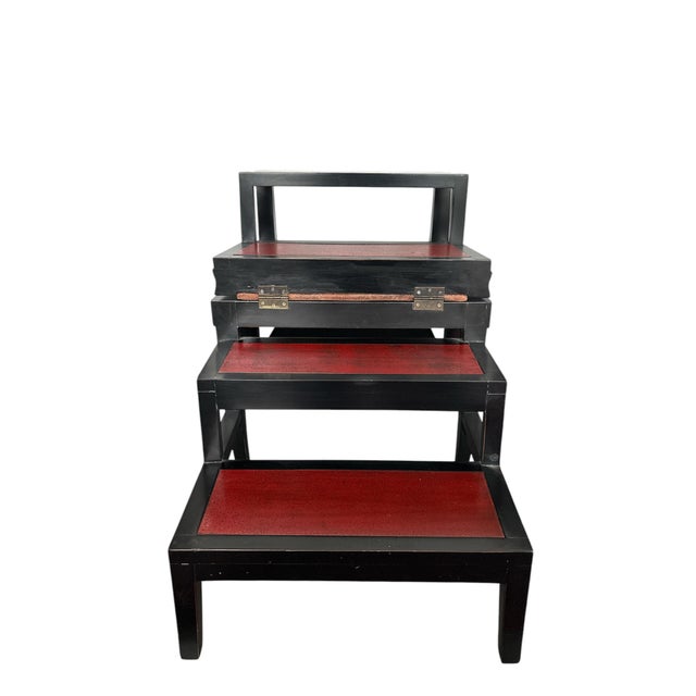 Chinese Folding Armchair with Calligraphy Backrest For Sale - Image 3 of 9