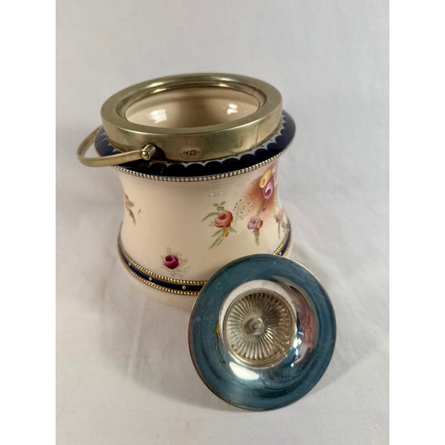 Antique, English, Carlton Ware, Ceramic, Biscuit Barrel For Sale - Image 10 of 12