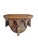 A Dutch oak wall bracket, carved with Neo-Gothic motifs. In good antique and original condition, with a crack in the wood...
