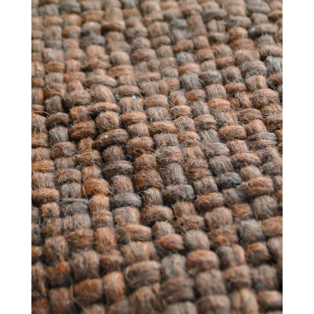 Arts & Crafts Sheep Throw – Chocolate For Sale - Image 3 of 3