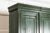 Green Large English Pine Painted Housekeepers Cabinet, 1880 For Sale - Image 8 of 17