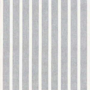 Schumacher Jean Stripe Fabric in Navy