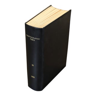 1898 Photographic Times Vol #30 Complete Excellent 3 Stieglitz Photogravures For Sale