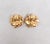 White Vintage 1959 Signed Crown Trifari Faux-Pearl & Cabochon Faux-Coral Clip Earrings-2 Pieces For Sale - Image 8 of 8