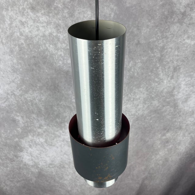 Metal Vintage Danish Zenith Metal Lamps from Fog & Mørup, 1967, Set of 2 For Sale - Image 7 of 12