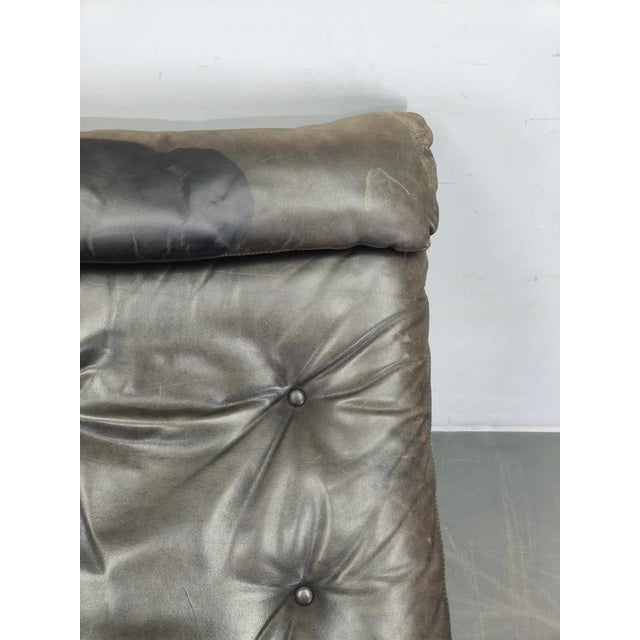 Ingmar Relling Siesta Lounge Chair in Leather attributed to Ingmar Relling, Norway, 1970s For Sale - Image 4 of 16