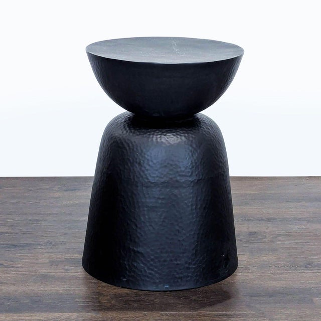 Handcrafted hammered iron with powder coat and bronze lacquer topcoat finish. Brand: Crate & Barrel. Original Price: $474....