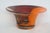 This lovely Centerpiece Bowl is made of blown glass. This bowl presents a gorgeous vintage style with a tri-color design...