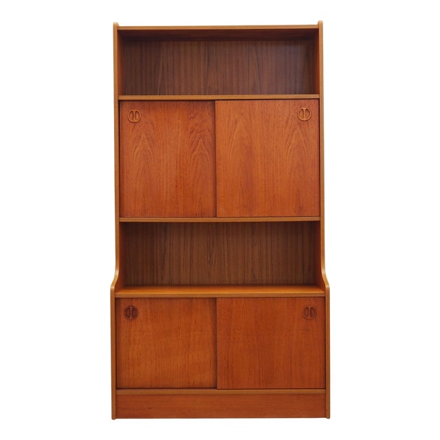 Vintage Danish Teak Bookcase, 1960s For Sale