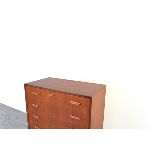 Mid-Century Modern Danish Teak Chest of Drawers, 1960s For Sale - Image 12 of 17