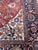 Early 20th Century Antique Persian Serapi Carpet Handmade Wool Oriental Rug, Red, Ivory, Light Blue For Sale - Image 5 of 18