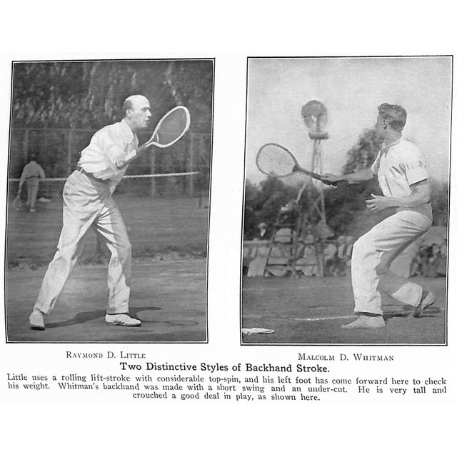 "Methods and Players of Modern Lawn Tennis" 1915 Paret, J. Parmly For Sale - Image 11 of 11