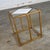 Chelsea House Inc Chelsea House Jamie Merida Collection Iron Antique Gold Leaf Harlequin Side Table For Sale - Image 4 of 18