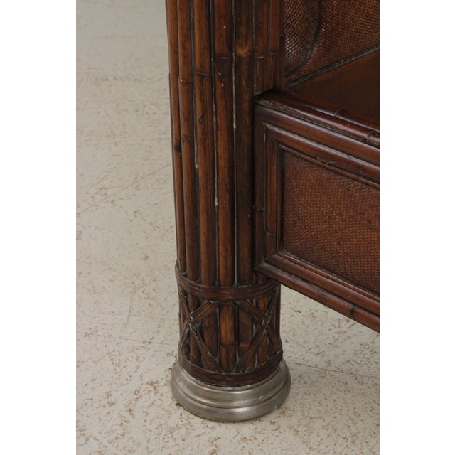 Thomasville Ernest Hemmingway Kilimanjaro Queen Size Bamboo Bed For Sale - Image 16 of 18