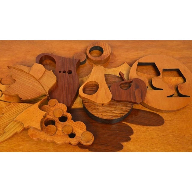 Vintage Brutalist Wall Sculpture, 1970s For Sale - Image 4 of 7